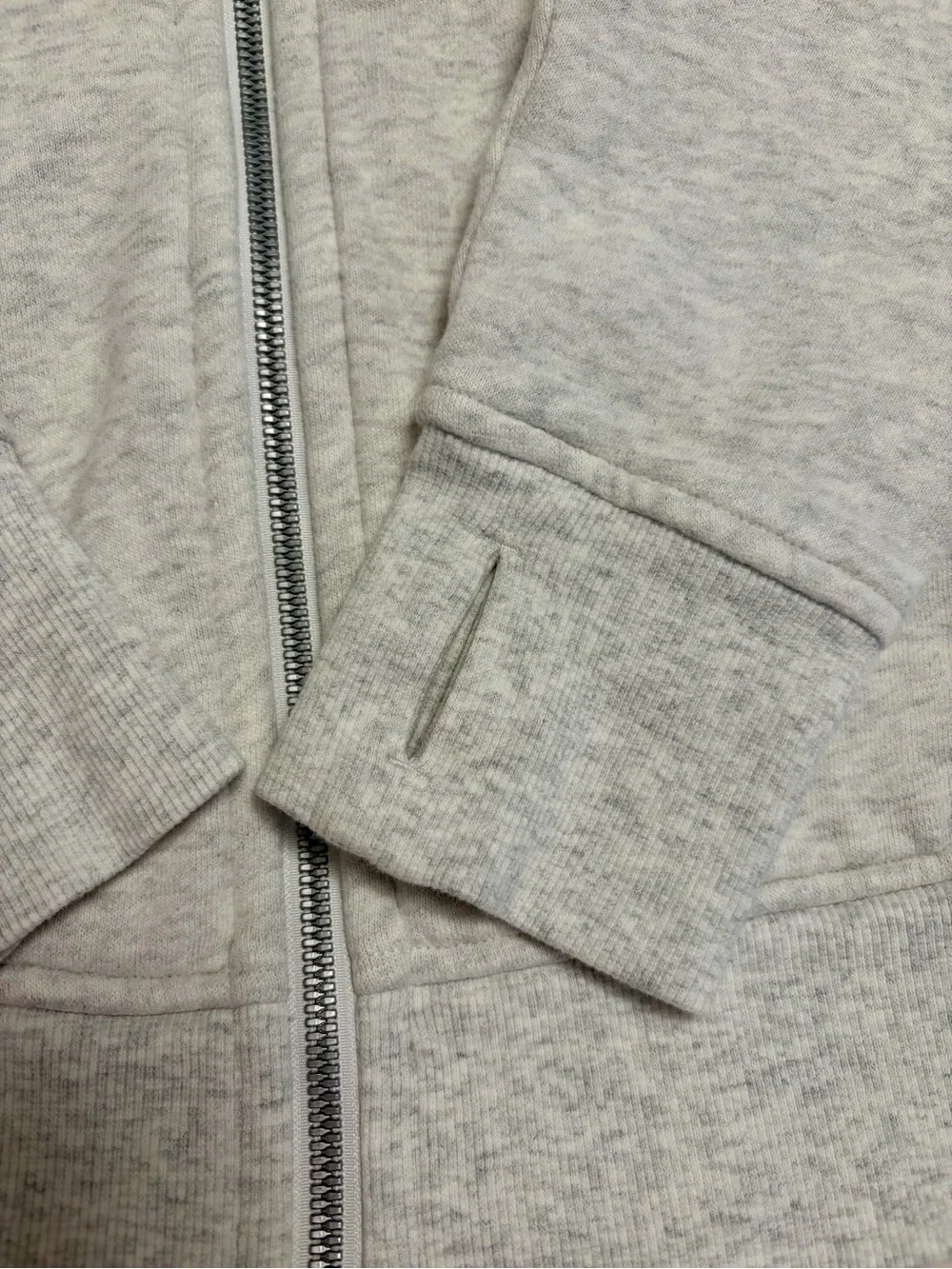 Lululemon Scuba Hoodie IV Full Zip Classic Fleece Heathered Core Ultra Light Gre